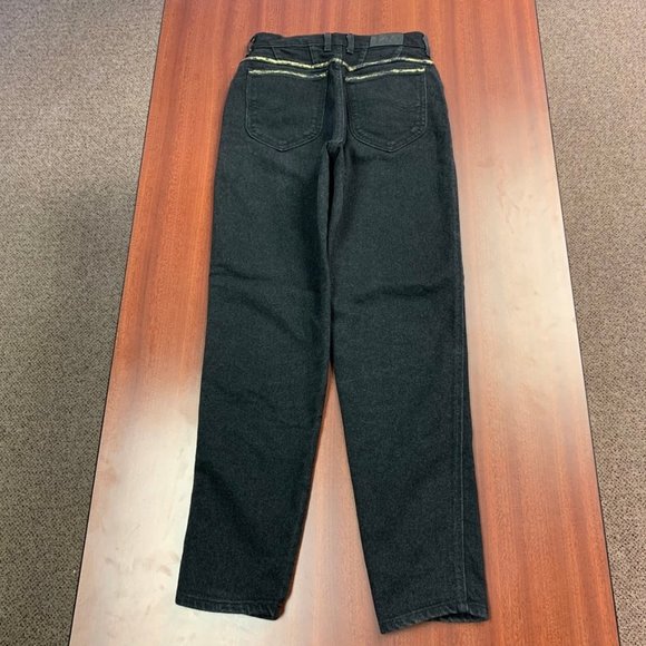 Vintage Black LEE Stretchy High Mom Tapered Jeans - Picture 5 of 9